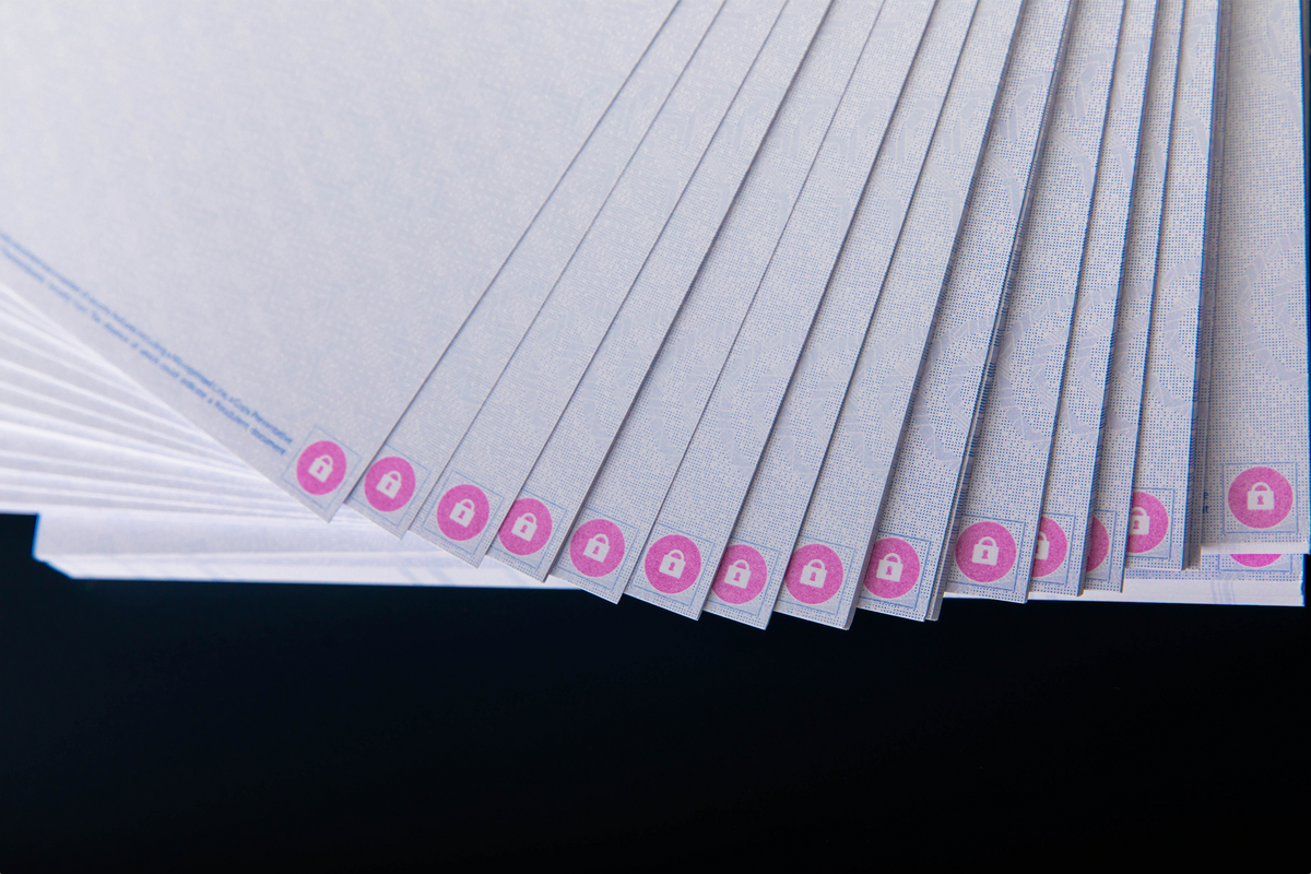 Security Tag Paper Certificates & Security Paper Printing – The Print Group Australia